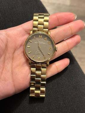 Marc by Marc Jacobs Baker Gold-Tone Stainless Steel Watch MBM3281